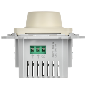 FLITE Светорегулятор проходной TRIAC 550Вт СС26-5-12-ФлСл сливочный IEK