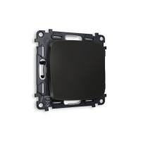 MO801020 Комплект механизма 1-кл проходного выключателя OMEGA Черный матовый QUANT OP8010, VM105 AMBRELLA VOLT