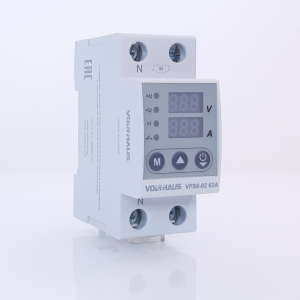 Реле контроля напряжения VOLTHAUS VPS8 02 U 63A