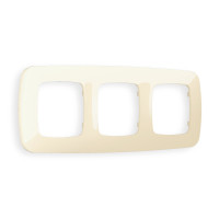 OF140303 Рамка OMEGA Ecta Бежевый глянец 3-ая AMBRELLA VOLT