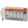 Лампа светодиодная LED Value LVCLB60 7SW/830 свеча матовая E14 230В 2х5 RU (уп.5шт) OSRAM 4058075577923