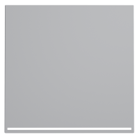 Клавиша для выключателяпереключателя одноклавишного с подсветкой, S70 серый