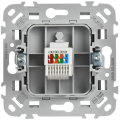 FLITE Розетка компьютерная RJ45 категория 5Е UTP РК5е-1-0-ФлЧ черный IEK