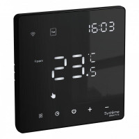 ARTGALLERY ТЕРМОСТАТ Wi-Fi электронный для теплого пола, 16A, в сборе, ЧЁРНЫЙ GAL001038