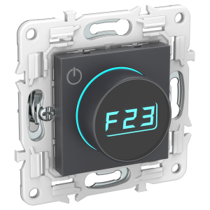SKANDY Термостат электронный с индикацией SK-T01G графит IEK