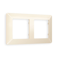 AF110302 Рамка ALFA Line Бежевый глянец 2-ая AMBRELLA VOLT