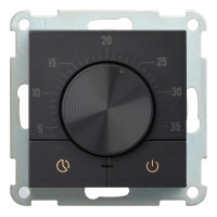 Поворотный термостат, черный (32234 BK) RIKETT