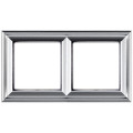 Рамка 2 поста Jung ECOPROFI DECO, алюминий, EPD482AL