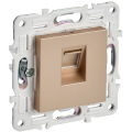 SKANDY Розетка компьютерная RJ45 кат.5E SK-K01Sa песочный IEK