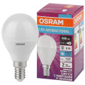 Лампа светодиодная LED Antibacterial P 7.5Вт шар матовая 6500К холод. бел. E14 806лм 220-240В угол пучка 180град. бактерицидн. покрыт. замена 75Вт OSRAM 4058075561694