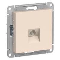 ATLASDESIGN РОЗЕТКА телефонная RJ11, механизм, БЕЖЕВЫЙ ATN000281