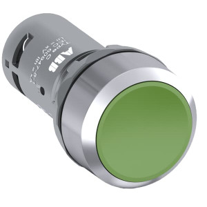 Кнопка CP1-30G-11 зеленая без фиксации 1НО+1HЗ ABB 1SFA619100R3072