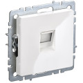 IEK BRITE BASE Белый Розетка комп RJ45 кат.6 РК11-БрБ