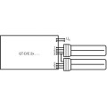 Лампа люминесцентная компакт. DULUX D/E 26W/830 G24q-3 OSRAM 4050300327235