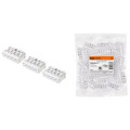 Клемма пружинная соединительная КСПн5-3L+N+PE, 16 A, с монтажной ножкой TDM