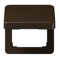 Накладка на розетку Jung CD 500, скрытый монтаж, , коричневый, CD590KLBR