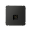 ARTGALLERY РОЗЕТКА компьютерная RJ45, кат. 6A, механизм, БАЗАЛЬТ GAL001486