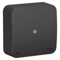 BLANCA О/У КОРОБКА РАСПРЕДЕЛИТЕЛЬНАЯ IP42, АНТРАЦИТ BLNRK000016