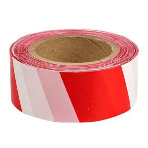 Лента оградительная ЛО Красно-белая 75х200 Basic EKF lo-75x200-bas