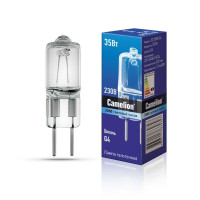 Лампа галогенная JD 35Вт капсула g4 3000К 240В Camelion 10406