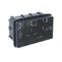PE Коробка монтажная под ANAM 1-ая для сплошных стен, с крепежом, 100х60х50мм IP20