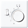 Накладка на термостат Jung LS 990, белый, LSFTR231PLWW