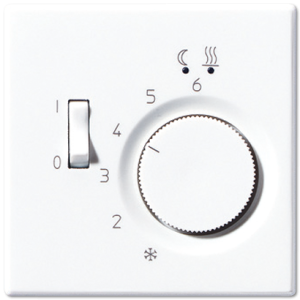 Накладка на термостат Jung LS 990, белый, LSFTR231PLWW