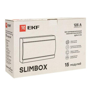 Щит ЩРН-П-15 SlimBox IP41 бел. дверца PROxima EKF sb-n-15w