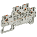Колодка клеммная CP-ML 2 ур. 1,5мм2 серая IEK