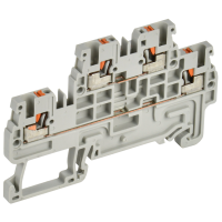 Колодка клеммная CP-ML 2 ур. 1,5мм2 серая IEK