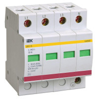 Ограничитель перенапряжения ОПС1-B 4P KARAT IEK MOP20-4-B