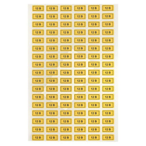 Наклейка 12В 10х15мм EKF an-2-01