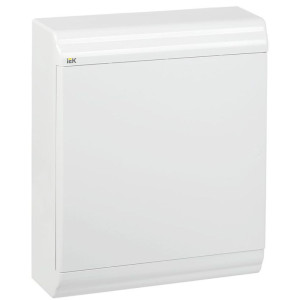 Бокс ЩРН-П-24 мод. навесной пластик IP41 PRIME бел. дверь IEK MKP82-N-24-WD-41-10