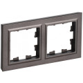 IEK BRITE BASE Темн.бронза Рамка 2-м IP44 РУ-2-БрТБ-44