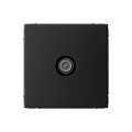 ARTGALLERY TV РОЗЕТКА оконечная 1DB, механизм, КАРБОН GAL001091