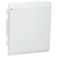 Бокс ЩРВ-П-24 мод. встраив. пластик IP41 PRIME бел. дверь IEK MKP82-V-24-WD-41-10