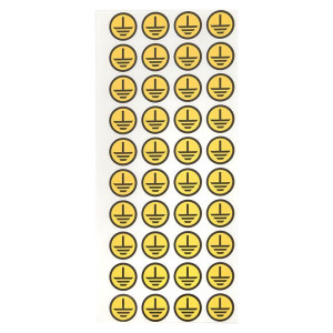 Знак Земля круглый d20мм EKF an-1-04