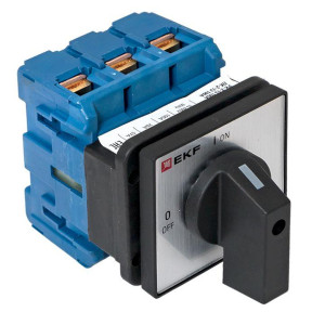 Переключатель кулачковый ПК-2-13 3П 100А ВКЛ-ВЫКЛ EKF pk-2-13-100