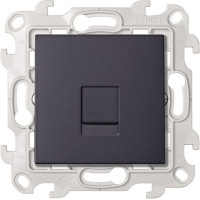 Simon 24 Графит Розетка для передачи данных RJ45 Cat.6 UTP