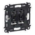 Механизм выключателя 2-кл. СП Valena Inmatic 10А IP20 250В безвинт. зажимы сер. Leg 752005