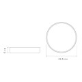 Светильник светодиодный декоративный PPB Scandic-R 24Вт 4000К IP20 настенно-потолочный WH/W JazzWay 5036932
