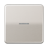 Клавиша с линзой Jung CD 500, платина, CD590KO5PT