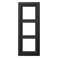 Рамка 3 поста Jung LS DESIGN, антрацит, ALD2983AN