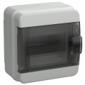 Корпус КМПн-6 TEKFOR IP65 черн. прозр. дверь пластик. IEK TF5-KP72-N-06-65-K03-K02
