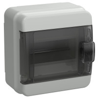 Корпус КМПн-6 TEKFOR IP65 черн. прозр. дверь пластик. IEK TF5-KP72-N-06-65-K03-K02
