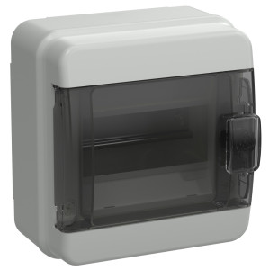 Корпус КМПн-6 TEKFOR IP65 черн. прозр. дверь пластик. IEK TF5-KP72-N-06-65-K03-K02