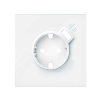 Simon 100 Белый матовый Накладка розетки Schuko с з/у USB SmartCharge