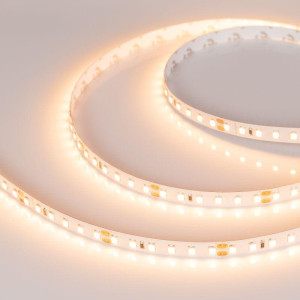 Лента светодиодная RT-A120-8mm 24V Warm 2700К 2835 9.6Вт/м IP20 (уп.5м) Arlight 010346(2)