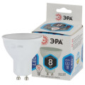Лампа светодиодная LED MR16-8W-840-GU10 8Вт MR16 софит 4000К нейтр. бел. GU10 Эра Б0036729