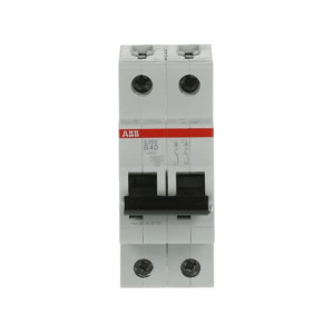 Автоматический выключатель 2-полюсный S202 B40 6кА ABB 2CDS252001R0405